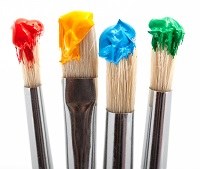 1066546-four-paintbrush-with-color